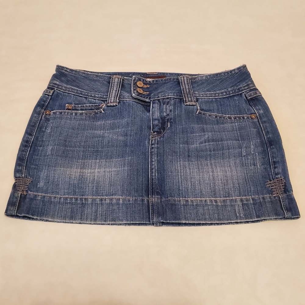 Aeropostale 1/2 Vintage Y2K Denim Mini Skirt